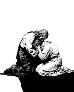 Comforting Embrace V5 Vinyl Car Decal Sticker – Waterproof & UV-Resistant 4.0"
