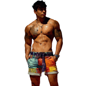 Latino Hunk Vinyl Car Decal Sticker – Waterproof & UV-Resistant 3.4133333333333336"