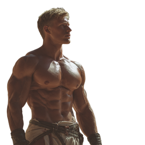 Roman Gladiator Bodybuilder Vinyl Car Decal Sticker – Waterproof & UV-Resistant 3.4133333333333336"
