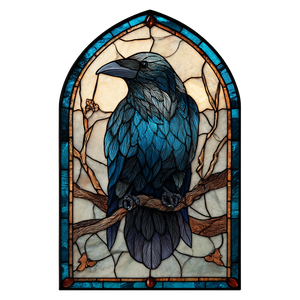 Gothic Black Raven V2 Vinyl Car Decal Sticker – Waterproof & UV-Resistant 3.4133333333333336"