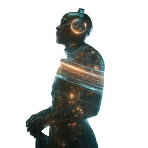 Digital Avatar Silhouette Vinyl Car Decal Sticker – Waterproof & UV-Resistant 6.826666666666667"