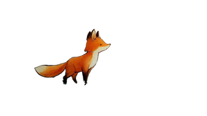 Ember The Fox Vinyl Car Decal Sticker – Waterproof & UV-Resistant 2.72"