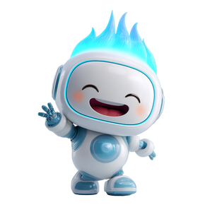 Friendly 3D Robot Vinyl Car Decal Sticker – Waterproof & UV-Resistant 6.826666666666667"