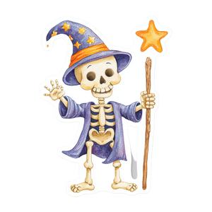 Whimsical Witch Skeleton Vinyl Car Decal Sticker – Waterproof & UV-Resistant 6.826666666666667" Whimsical Witch Skeleton Vinyl Car Decal Sticker – Waterproof & UV-Resistant 6.826666666666667"