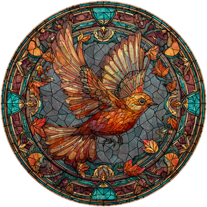 Stained Glass Bird V2 Vinyl Car Decal Sticker – Waterproof & UV-Resistant 3.4133333333333336" Stained Glass Bird V2 Vinyl Car Decal Sticker – Waterproof & UV-Resistant 3.4133333333333336"