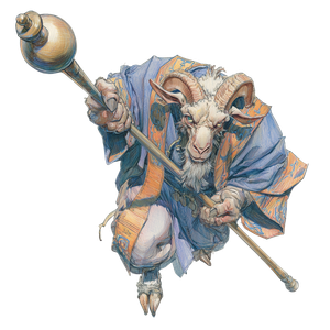 Goat-Man Priest Vinyl Car Decal Sticker – Waterproof & UV-Resistant 6.826666666666667"