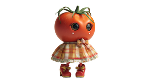 Tomato Doll Vinyl Car Decal Sticker – Waterproof & UV-Resistant 2.72"