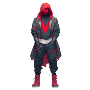 Red Hood Logo V3 Vinyl Car Decal Sticker – Waterproof & UV-Resistant 6.826666666666667"