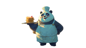 Chef Panda Cooking Vinyl Car Decal Sticker – Waterproof & UV-Resistant 5.4