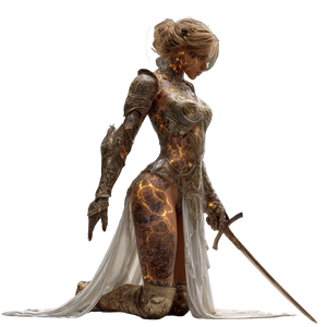 Golden Goddess Paladin Vinyl Car Decal Sticker – Waterproof & UV-Resistant 3.4133333333333336" Golden Goddess Paladin Vinyl Car Decal Sticker – Waterproof & UV-Resistant 3.4133333333333336"