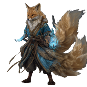Kitsune Mage V2 Vinyl Car Decal Sticker – Waterproof & UV-Resistant 3.4133333333333336"