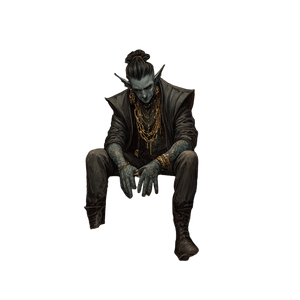 Dark Elf'S Offer Vinyl Car Decal Sticker – Waterproof & UV-Resistant 3.4133333333333336"