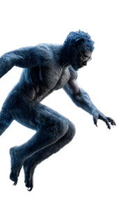 Blue Mutant Leap Vinyl Car Decal Sticker – Waterproof & UV-Resistant 9.706666666666667"