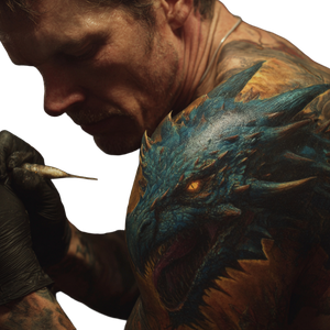 Dragon Tattoo Art V5 Vinyl Car Decal Sticker – Waterproof & UV-Resistant 6.826666666666667"