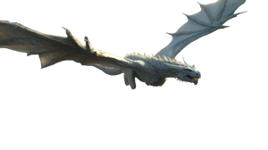 White Dragon Soaring V4 Vinyl Car Decal Sticker – Waterproof & UV-Resistant 5.4