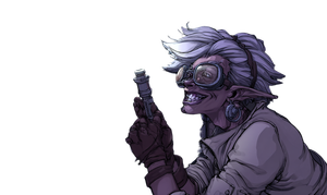 Cyberpunk Gnome Artificer Vinyl Car Decal Sticker – Waterproof & UV-Resistant 2.8266666666666667"
