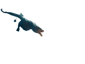 Underwater Fire Dragon Vinyl Car Decal Sticker – Waterproof & UV-Resistant 6.1866666666666665"