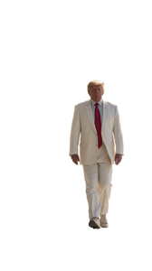 Trump And Eagle Guardian Vinyl Car Decal Sticker – Waterproof & UV-Resistant 9.706666666666667"