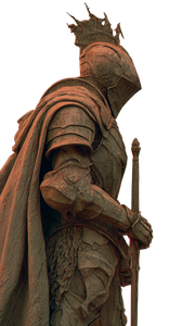 Knight To Statue Vinyl Car Decal Sticker – Waterproof & UV-Resistant 4.8533333333333335"