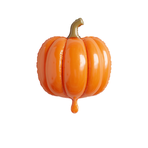 Pumpkin Balloon Vinyl Car Decal Sticker – Waterproof & UV-Resistant 3.4133333333333336"
