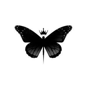 Monarch Butterfly Silhouette V5 Vinyl Car Decal Sticker – Waterproof & UV-Resistant 6.826666666666667"