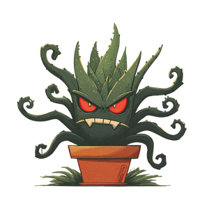 Angry Aloe Thief Vinyl Car Decal Sticker – Waterproof & UV-Resistant 6.826666666666667"