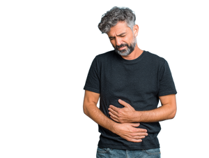 Man With Stomach Pain Vinyl Car Decal Sticker – Waterproof & UV-Resistant 6.1866666666666665" Man With Stomach Pain Vinyl Car Decal Sticker – Waterproof & UV-Resistant 6.1866666666666665"