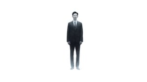 Ghostly Korean Man Vinyl Car Decal Sticker – Waterproof & UV-Resistant 5.4