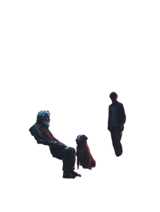 Hermit And Companion Vinyl Car Decal Sticker – Waterproof & UV-Resistant 4.1066666666666665"