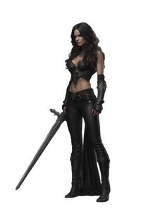 Dark Fantasy Warrior V123 Vinyl Car Decal Sticker – Waterproof & UV-Resistant 4.4