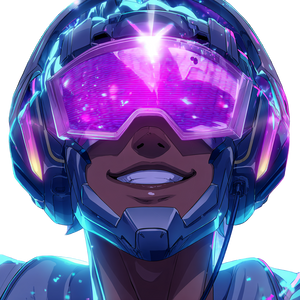 Cyberpunk Gamer Avatar Vinyl Car Decal Sticker – Waterproof & UV-Resistant 3.4133333333333336"