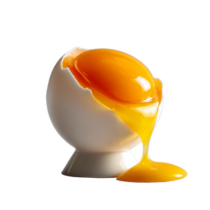 Egg Yolk Vinyl Car Decal Sticker – Waterproof & UV-Resistant 6.826666666666667"