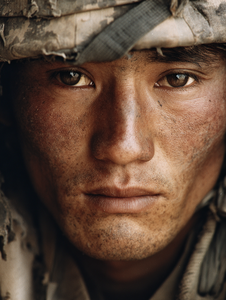 Weary Marine Portrait Vinyl Car Decal Sticker – Waterproof & UV-Resistant 8.213333333333333"