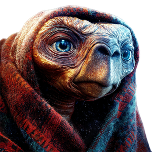 E.T. In Blanket Vinyl Car Decal Sticker – Waterproof & UV-Resistant 3.4133333333333336"