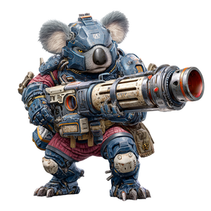 Koala Soldier Vinyl Car Decal Sticker – Waterproof & UV-Resistant 3.4133333333333336"