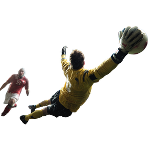 Diving Goalkeeper Save V5 Vinyl Car Decal Sticker – Waterproof & UV-Resistant 3.4133333333333336"