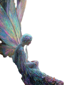Iridescent Faerie Princess V2 Vinyl Car Decal Sticker – Waterproof & UV-Resistant 4.0"
