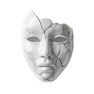 Porcelain Mask V2 Vinyl Car Decal Sticker – Waterproof & UV-Resistant 6.826666666666667"