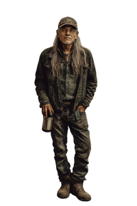 Apache Man Portrait Vinyl Car Decal Sticker – Waterproof & UV-Resistant 8.96"