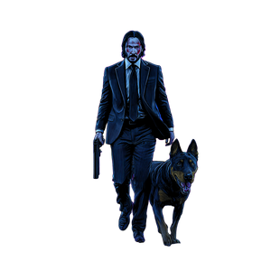 John Wick Card Vinyl Car Decal Sticker – Waterproof & UV-Resistant 3.4133333333333336"