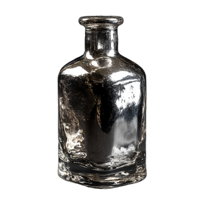 Silver Liquid Vial Vinyl Car Decal Sticker – Waterproof & UV-Resistant 3.4133333333333336"