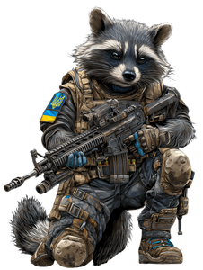 Raccoon Soldier V2 Vinyl Car Decal Sticker – Waterproof & UV-Resistant 8.213333333333333" Raccoon Soldier V2 Vinyl Car Decal Sticker – Waterproof & UV-Resistant 8.213333333333333"