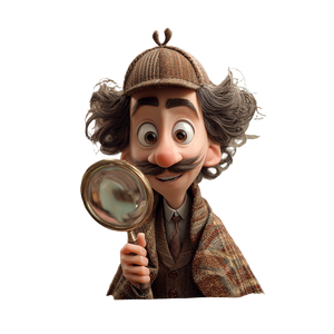 Young Sherlock Holmes Vinyl Car Decal Sticker – Waterproof & UV-Resistant 3.4133333333333336"