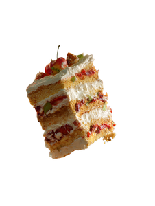 Frozen Cake Slice Vinyl Car Decal Sticker – Waterproof & UV-Resistant 4.1066666666666665"