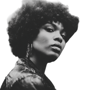 Soulful Afro Woman Vinyl Car Decal Sticker – Waterproof & UV-Resistant 6.826666666666667"