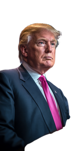 Trump Press Conference Vinyl Car Decal Sticker – Waterproof & UV-Resistant 9.706666666666667"