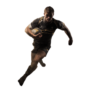 Rugby Player Action V3 Vinyl Car Decal Sticker – Waterproof & UV-Resistant 3.4133333333333336"