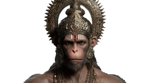 Lord Hanuman Character Vinyl Car Decal Sticker – Waterproof & UV-Resistant 2.72"