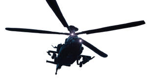 Stealth Attack Helicopter Vinyl Car Decal Sticker – Waterproof & UV-Resistant 5.4