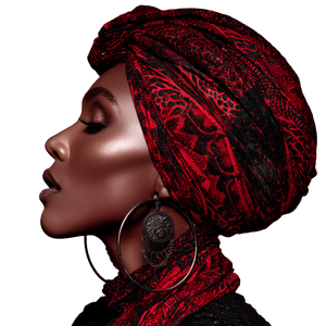 Ethereal Nigerian Beauty Vinyl Car Decal Sticker – Waterproof & UV-Resistant 3.4133333333333336"